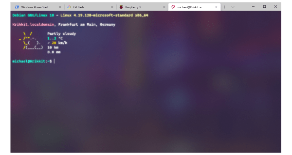 WSL Debian